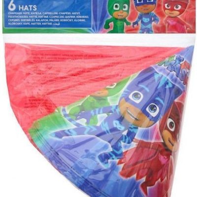 Καπελάκια Pj Masks 6 τεμ