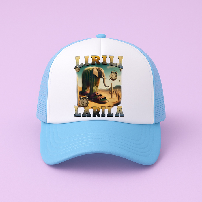 Καπέλο Τζόκεϊ Παιδικό - Brainrot Lirili Larila Καπέλο Τζόκεϊ Παιδικό - Brainrot Lirili Larila