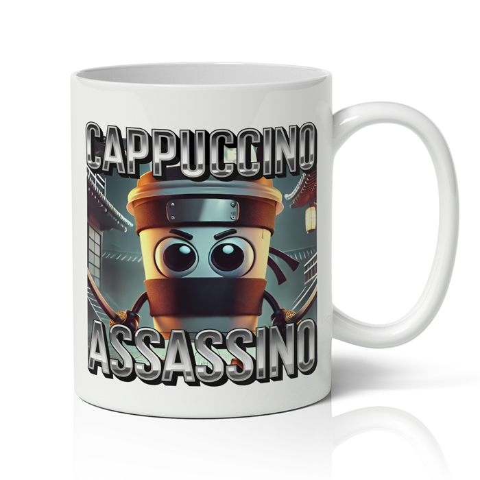 Κούπα Brainrot - Cappuccino Assassino Κούπα Brainrot - Cappuccino Assassino