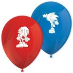 Λάτεξ μπαλόνια Sonic 8 τεμ