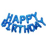 Μπαλόνια Happy Birthday Μπλε 13 τεμ