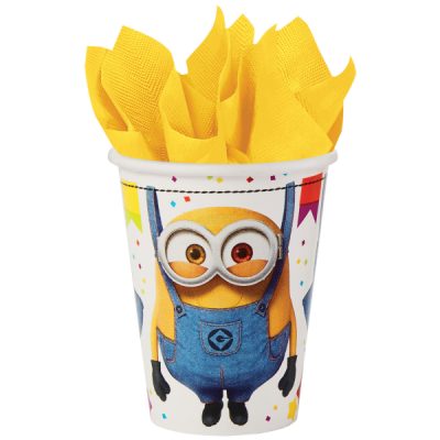 Ποτήρια πάρτυ Minions - Εγώ ο Απαισιότατος 8 τεμ