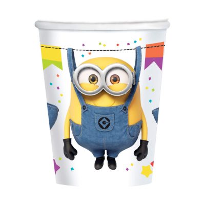 Ποτήρια πάρτυ Minions - Εγώ ο Απαισιότατος 8 τεμ