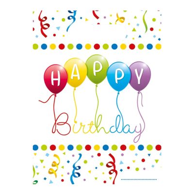 Σακουλάκια για δωράκια Happy Birthday 6 τεμ