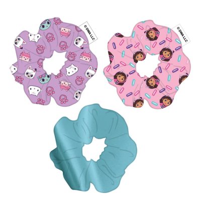 Scrunchies μαλλιών Gabby's Dollhouse 3 τεμ