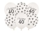 Σετ Μπαλόνια Happy 40 6 τεμ