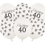  Σετ Μπαλόνια Happy 40 6 τεμ