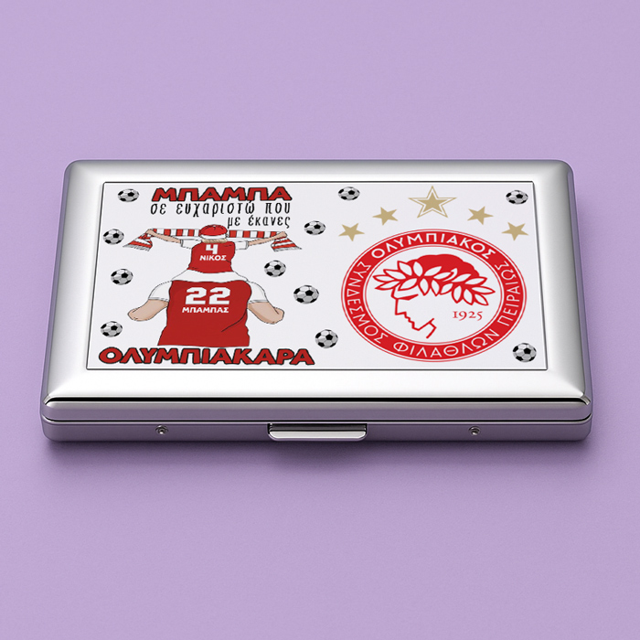 Θήκη τσιγάρων - Ταμπακιέρα Μπαμπάς Ολυμπιακάρα Θήκη τσιγάρων - Ταμπακιέρα Μπαμπάς Ολυμπιακάρα