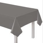 Τραπεζομάντηλο γκρι Graphite - Χάρτινο 274x137 cm