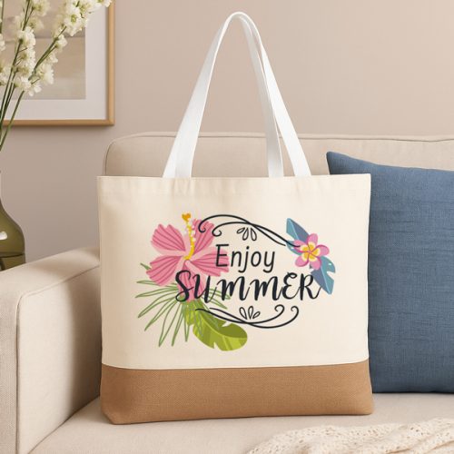 Πάνινη Τσάντα Ώμου - Enjoy Summer