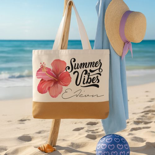 Πάνινη Τσάντα Ώμου - Summer Vibes-1