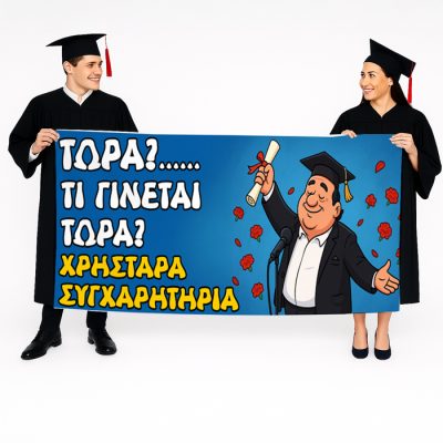 Πανό Αποφοίτησης - Τι γίνεται τώρα;