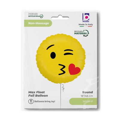 18'' Μπαλόνι Emoji Φιλάκι