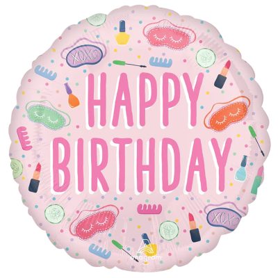 18 Μπαλόνι Happy Birthday Spa Party