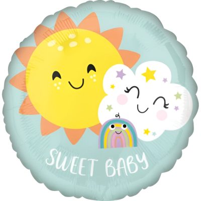 18 Μπαλόνι Sweet Baby Rainbow