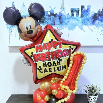 30 Μπαλόνι γενεθλίων Mickey Mouse Personalized