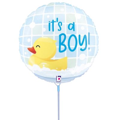 9'' Μπαλόνι Γέννησης Παπάκι It's A Boy
