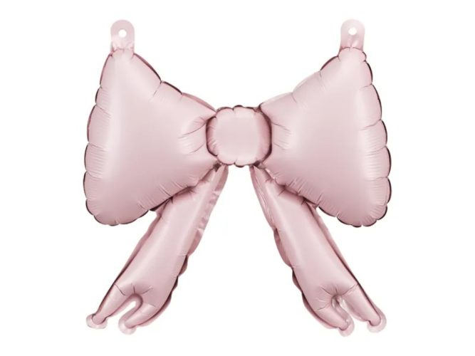 Mini Shape Μπαλόνι Ροζ Φιόγκος 5 τεμ