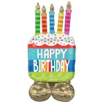 Airloonz Τεράστιο Μπαλόνι Τούρτα ''Happy Birthday'' 