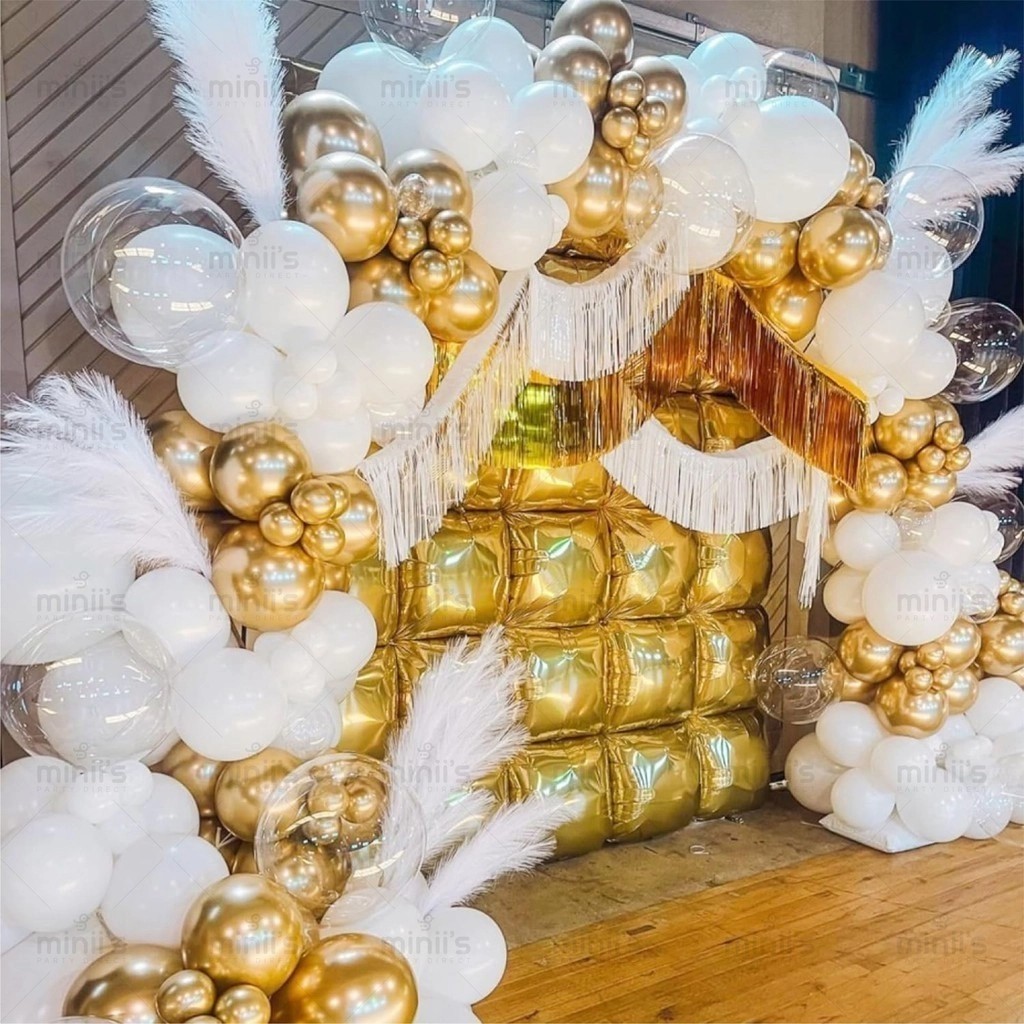 Χρυσό Μπαλόνι foil για Backdrop 140cm