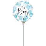 Mini Shape Μπαλόνι 'It's A Boy' watercolor