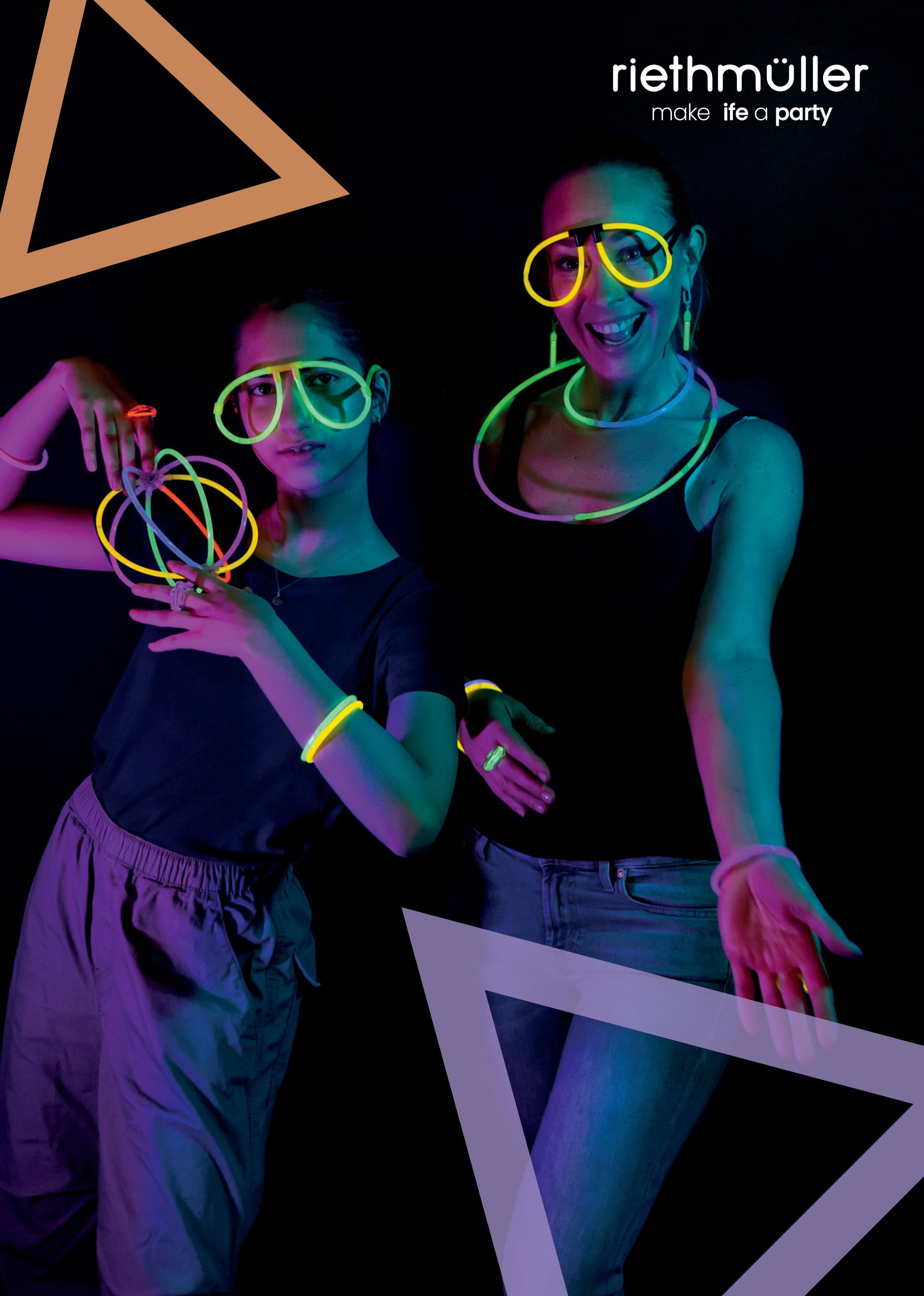 Σετ αξεσουάρ εμφάνισης που φωσφορίζουν 4τεμ Σετ αξεσουάρ εμφάνισης που φωσφορίζουν 4τεμ