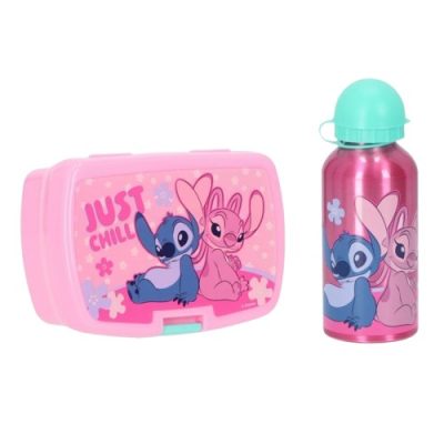 Σετ φαγητού Stitch & Angel