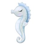 Διακοσμητική ξύλινη φιγούρα Ιπποκαμπος