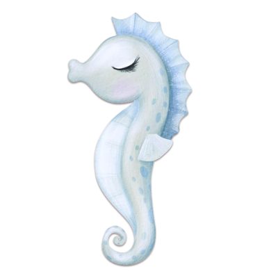 Διακοσμητική ξύλινη φιγούρα Ιπποκαμπος