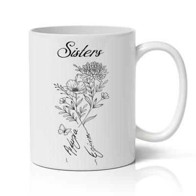 Κούπα για Αδερφή - Λουλούδια