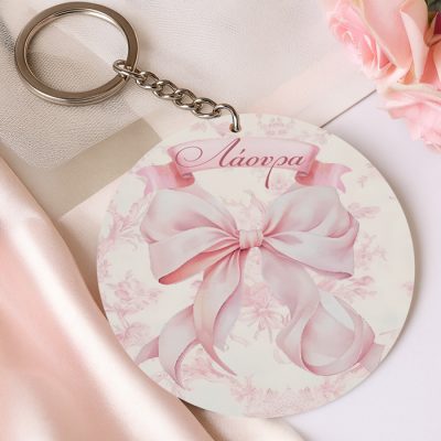 Μαγνητάκι Μπρελόκ - Ροζ Φιόγκος