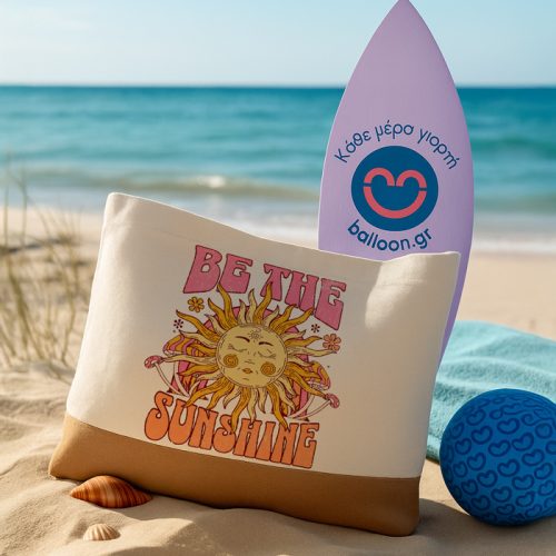 Πάνινη Τσάντα Ώμου - Be The Sunshine-1