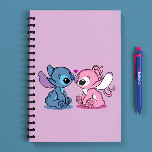 Προσωποποιημένο Τετράδιο - Stitch & Angel Α5-1