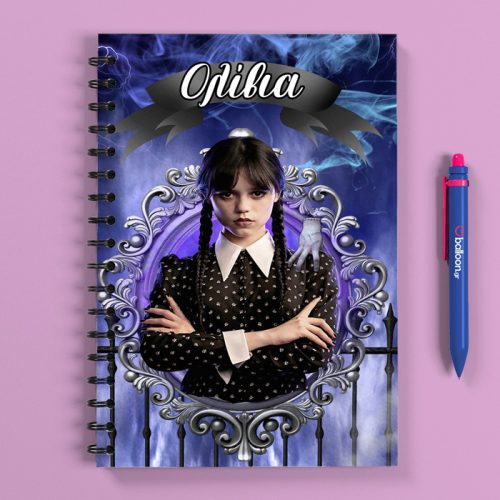 Προσωποποιημένο Τετράδιο - Wednesday Addams Α5