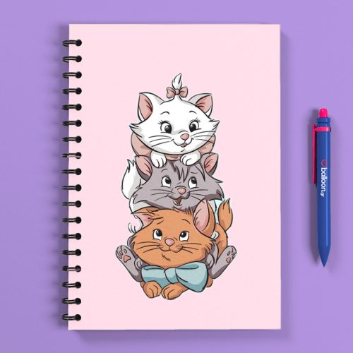 Προσωποποιημένο Τετράδιο - Γατούλα Marie Α5 -1