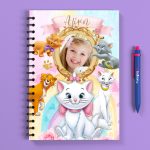 Προσωποποιημένο Τετράδιο - Γατούλα Marie Με Φωτογραφία Α5