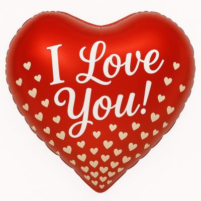 18'' Μπαλόνι μικρές καρδιές ''I Love You''