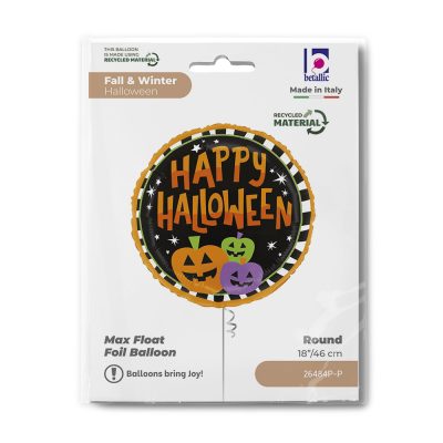 18'' Μπαλόνι Κολοκύθες Happy Halloween