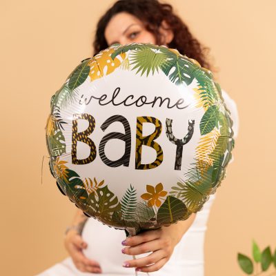 18'' Μπαλόνι Τροπικό Welcome Baby