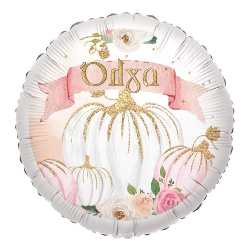 18 Μπαλόνι Foil Tυπωμένο Κολοκύθα Στρογγυλό