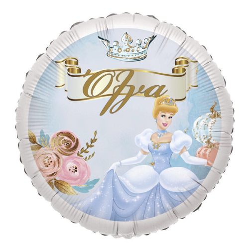 18 Μπαλόνι Foil Tυπωμένο Σταχτοπούτα Στρογγυλό