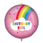 18 Μπαλόνι Birthday Girl Ουράνιο Τόξο