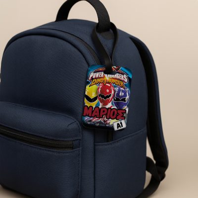 Bag Tag Power Rangers-1