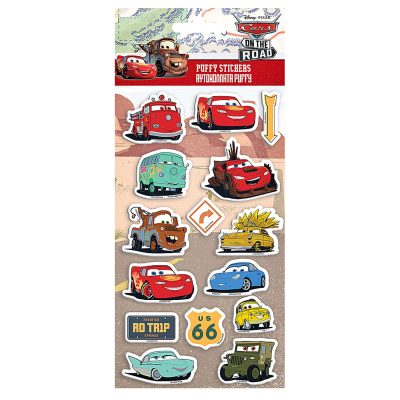 Αυτοκόλλητα 3D Cars 15 τεμ