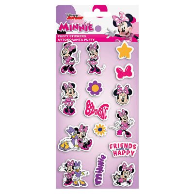 Αυτοκόλλητα 3D Minnie Mouse 15 τεμ