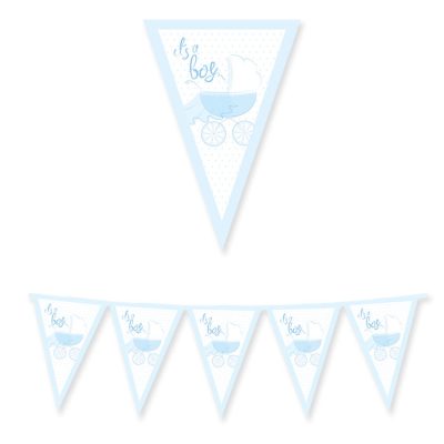 Τριγωνικά Σημαιάκια - It's A Boy 3m