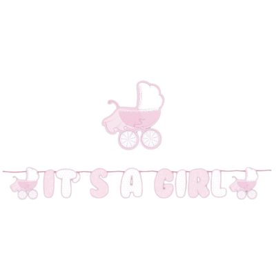 Γιρλάντα Καροτσάκι - It's A Girl 6m