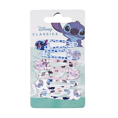 Κοκκαλάκια μαλλιών Stitch 6 τεμ