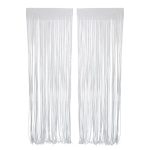 Λευκή Μεταλλική Κουρτίνα Πάρτυ 200x100cm