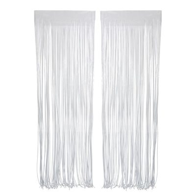 Λευκή Μεταλλική Κουρτίνα Πάρτυ 200x100cm